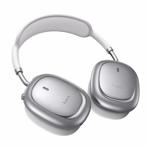 Wireless headphones Hoco W68 ANC silver
