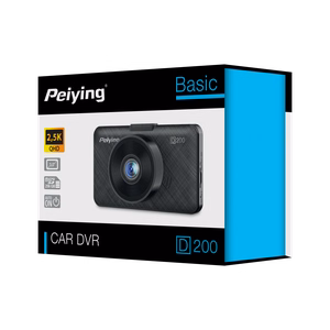 Peiying Basic D200 2.5K automašīnas videoreģistrators