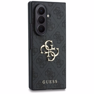 Melns Guess Big 4G Logo vāciņš Samsung Galaxy Z Fold8 Ultra tālrunim