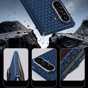 Benks Magnetic Armor Grid Air Grand Combo maciņš (C.K.FL.SA.BE.0051) Samsung Galaxy Z Fold 8 Ultra, zils