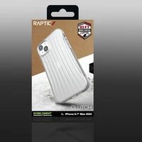 Raptic X-Doria Clutch viedtālruņa apvalks iPhone 14 Plus aizmugure caurspīdīga