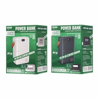 Ārējā baterija Power Bank Remax RPP-118 22.5W 80000mAh melna