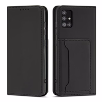 Magnētiskais karšu apvalks Xiaomi Redmi Note 11 Pro maciņš karšu turētājs melns