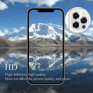 Tempered Glass HARD DIAMOND for camera (LENS) for Samsung Galaxy S23 Plus black (lens 3 pieces)