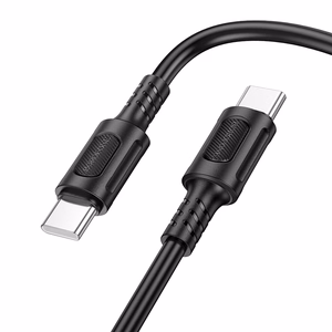 Borofone Kabel BX111 Feliz (m) - Type C uz Type C - 60W 3A 1 metrs melns