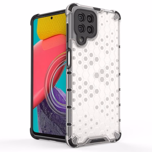 Honeycomb case бронированная крышка с гелевой рамкой для Samsung Galaxy M53 5G чёрный