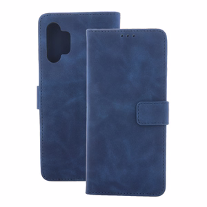 Smart Velvet viedtālruņa apvalks Samsung Galaxy A23 5G tumši zila