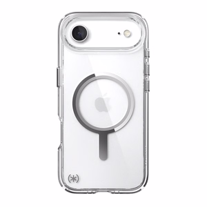 Speck Presidio Perfect-Clear MagSafe vāciņš ierīcei iPhone Air, “Clear / Silver” krāsā