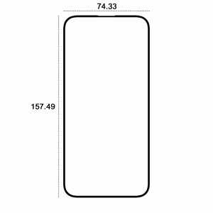 Etteri rūdīts 9D stikls iPhone 16 Plus 6,7"