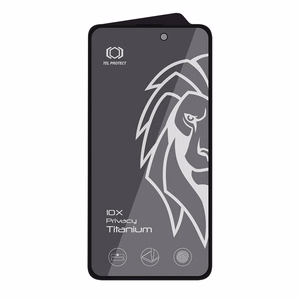 Rūdīts stikls Tel Protect 10X Privacy Titanium priekš Iphone 15 Pro (apvalks)