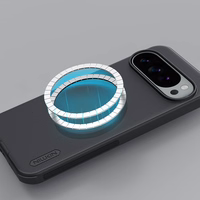 Nillkin Super Frosted Shield Pro magnētiskais apvalks, kas saderīgs ar MagSafe, priekš Google Pixel 10 Pro XL - Melns