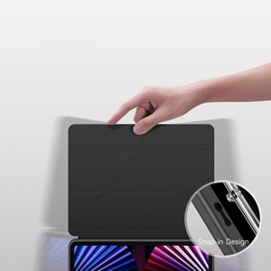 DUX DUCIS apvalks MAGI ar zīmuļa turētāju iPad Pro 11 (2018/2020/2021/2022) melns