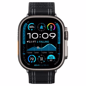 Spigen WBF0 ремешок для Apple Watch 44 / 45 / 46 / 49 mm — черный