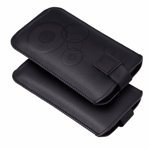 Deko universāls apvalks - Samsung Galaxy S6/S7/A5 2016/A5 2017/J5 2017/Huawei P8 2017/P10 Lite melns