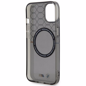 BMW Raksts MagSafe apvalks iPhone 14 Plus - pelēks