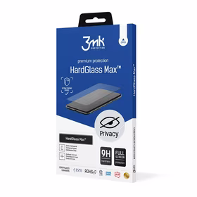 9H 3mk HardGlass Max Privacy™ aizsargstikls privātumam iPhone Xs
