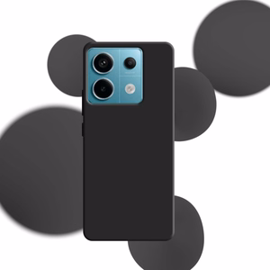 Силиконовый чехол 3mk для Xiaomi Redmi Note 13 Pro 5G - чёрный