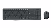 Logitech MK235 keyboard Mouse included USB QWERTY US International pelēks