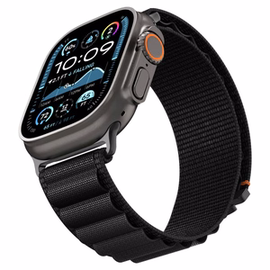 SPIGEN WBF1 РЕМЕШОК APPLE WATCH 6 / 7 / 8 / 9 / 10 / SE / ULTRA 1 / 2 (44 / 45 / 46 / 49 MM) ЧЕРНЫЙ