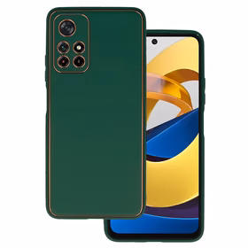 TEL PROTECT Luxury viedtālruņa apvalks Xiaomi Redmi Note 11 5G/Note 11S 5G/Poco M4 Pro 5G tumši zaļš