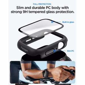 Spigen Thin Fit 360 maciņš modelim Apple Watch 44 mm – melns