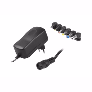 Regulējams barošanas avots 3–12 V / 2000 mA ar 6 spraudņiem, LXG287