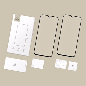 Tech-Protect Glass Fit+ 2 gabalu rūdītais stikls Samsung Galaxy A16 4G / 5G / A26 5G / A17 4G / 5G - melns