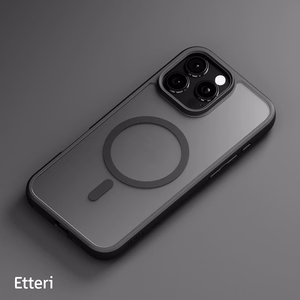 Etteri Matt Mag korpuss priekš iPhone 16 Pro 6,3" melns