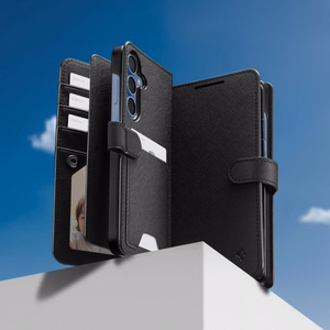 Spigen viedtālruņa apvalks Samsung Galaxy S25+ - melns (m)