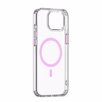 Etteri Krāsains Magnētiskais viedtālruņa apvalks iPhone 14 6,1" rozā