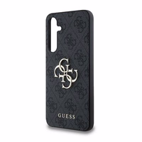 Guess 4G Big Metal Logo viedtālruņa apvalks Samsung Galaxy A35 - melns