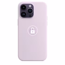 Phone Maciņš "Silicone Maciņš v2" priekš iPhone 14 Pro Max / Ceriņu / in package