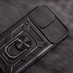Defender Slide viedtālruņa apvalks iPhone 13 6,1" melns