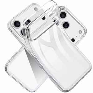Caurspīdīgs TPU vāciņš iPhone 18 Pro Max / 17 Pro Max ar aizsardzību pret pirkstu nospiedumiem