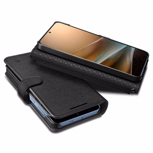 Spigen viedtālruņa apvalks Samsung Galaxy S25+ - melns (m)