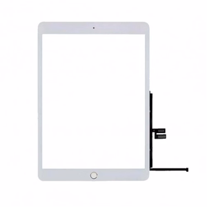 Skārienjutīgais ekrāns saderīgs ar Apple iPad 2019 / 10.2'' (7. paaudze) balts ar home pogu HQ2