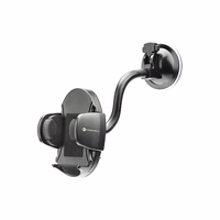 FORCELL F-GRIP Oval 17 cm auto turētājs vējstiklam / paneļim / ventilācijas atverei melns