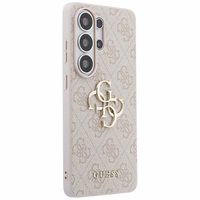 GUESS maciņš for SAMSUNG S26 Ultra GUHCS26L4GMGPI (PU 4G Big Metal Logo) rozā