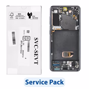 Komplekts LCD ekrāns SAMSUNG S21 5G G991B GH82-27257A pelēks