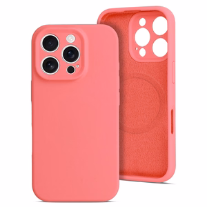 MagColor Pure viedtālruņa apvalks Iphone 15 sarkans