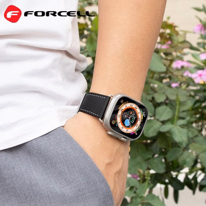 Ремешок для Apple Watch Forcell F-Design FA20 с отверстиями эко-кожа 38 / 40 / 41 мм красный