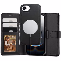 Tech-Protect Wallet MagSafe iPhone 16e apvalks - matēts melns