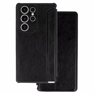 Razor Leather Book Case for Samsung Galaxy S25 Black