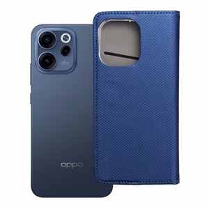 Atverams Smart Case Book maciņš Oppo Reno 15, tumši zils