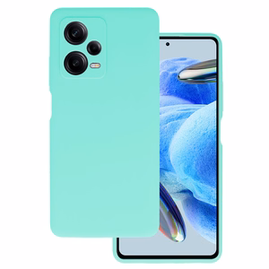 Viedtālruņa apvalks no silikona viegls Xiaomi Redmi Note 12 Pro Plus - mentola zaļais (m)