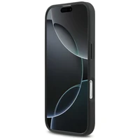 Mercedes Ādas Zvaigznīšu raksta jos Magnētiskais apvalks viedtālrunim iPhone 17 - melns