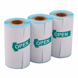 Sticker Paper priekš Thermal Label Printer, D30mm x 52mm, 3 rolls