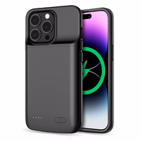 Tech-Protect PowerCase iPhone 14 / 14 Pro ar 4800mAh portatīvo lādētāju - melna