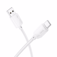 Kabelis USB A uz USB C Hoco 3A 1 m X113 balts