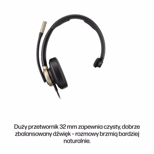 HP Poly Mission 815 USB vadu austiņas ar mikrofonu
